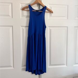 ASOS blue hi-low tank dress